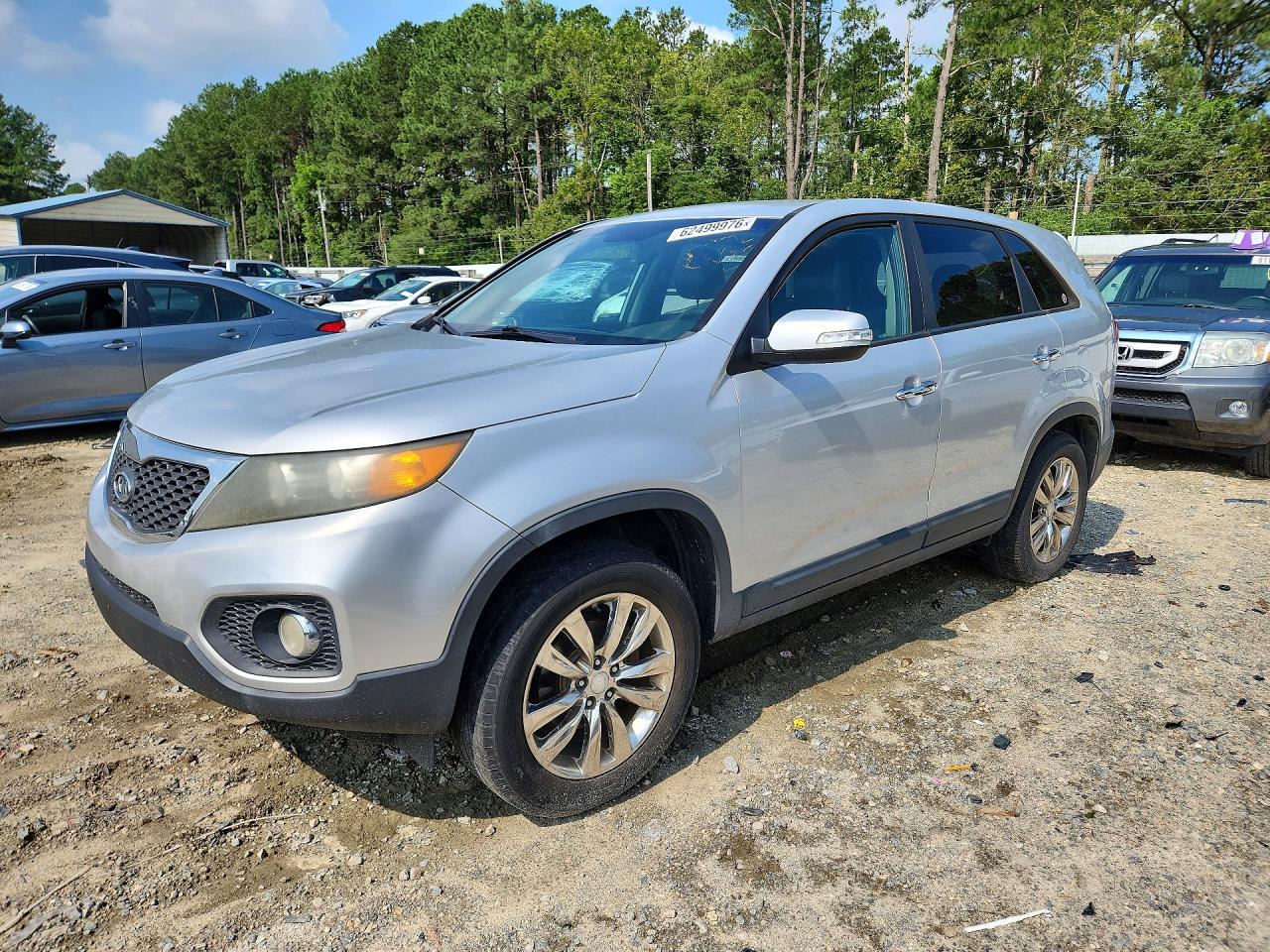2011 Kia Sorento Ex Silver vin: 5XYKU4A26BG011666