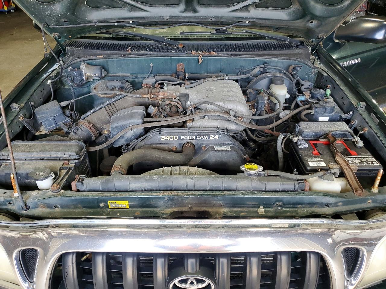 2001 Toyota Tacoma Xtracab Green vin: 5TEWN72N21Z769372
