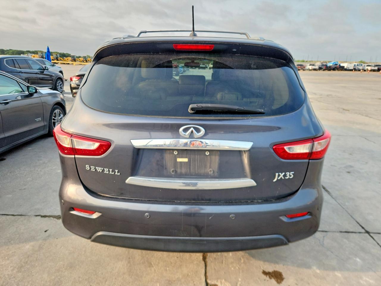2013 Infiniti Jx35 Base Gray vin: 5N1AL0MM0DC335476