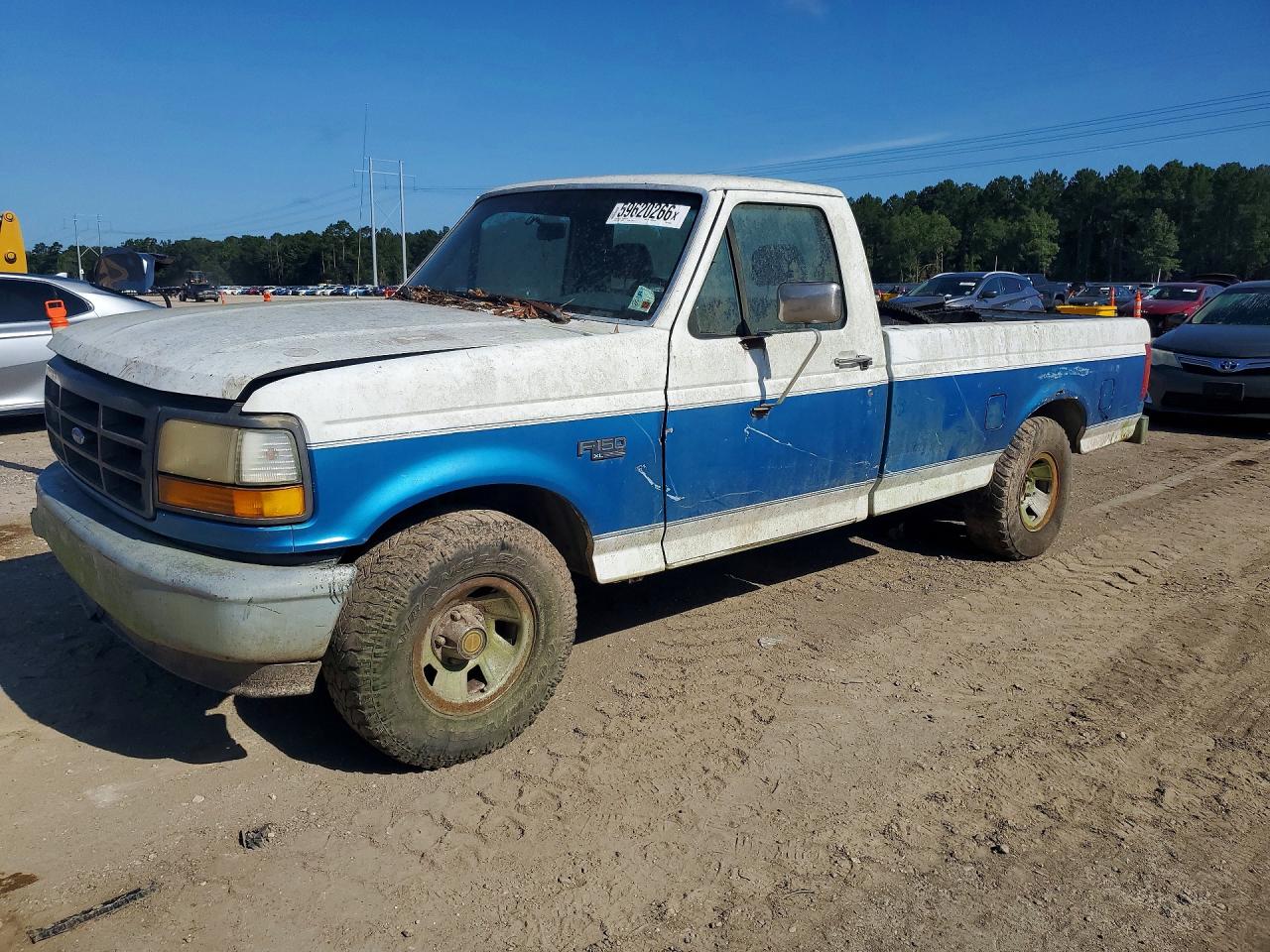 1994 Ford F150 Blue vin: 2FTDF15Y2RCA16890