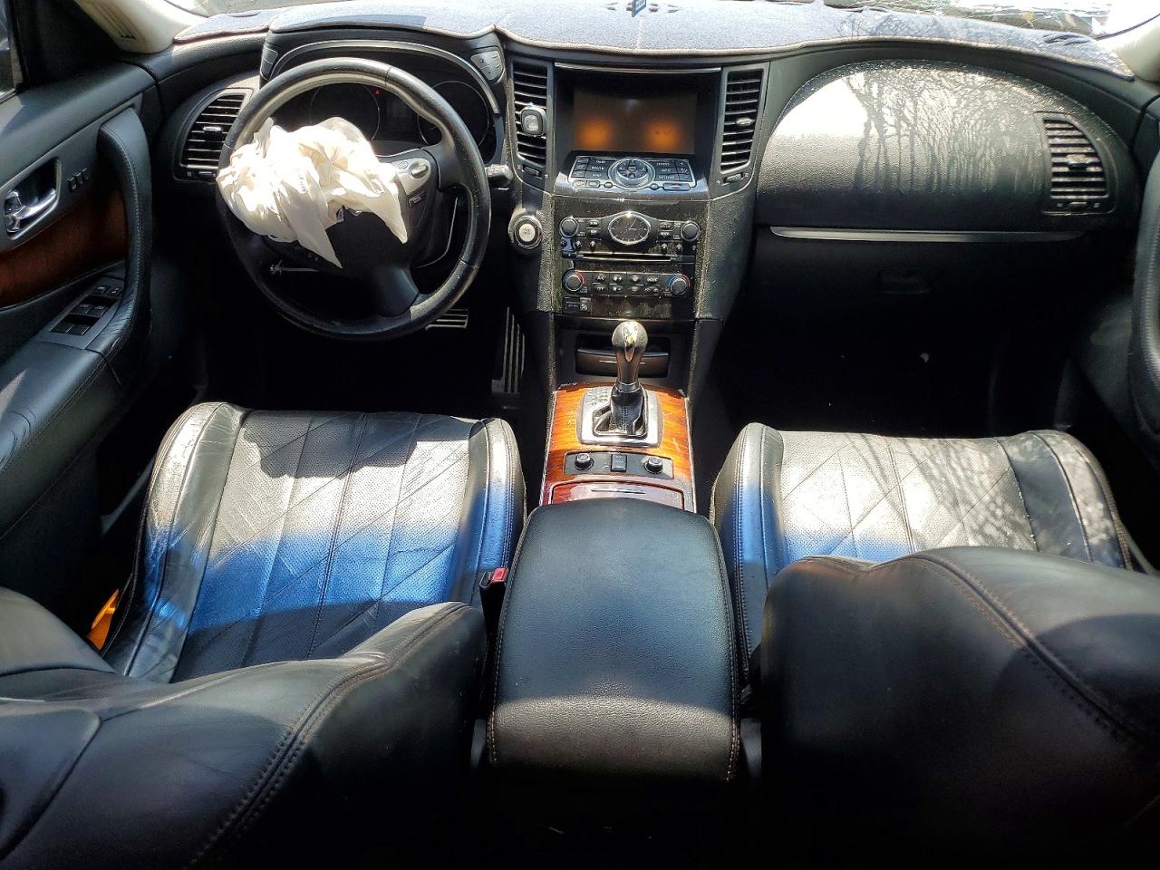 2012 Infiniti Fx35 Base Черный vin: JN8AS1MU9CM120608