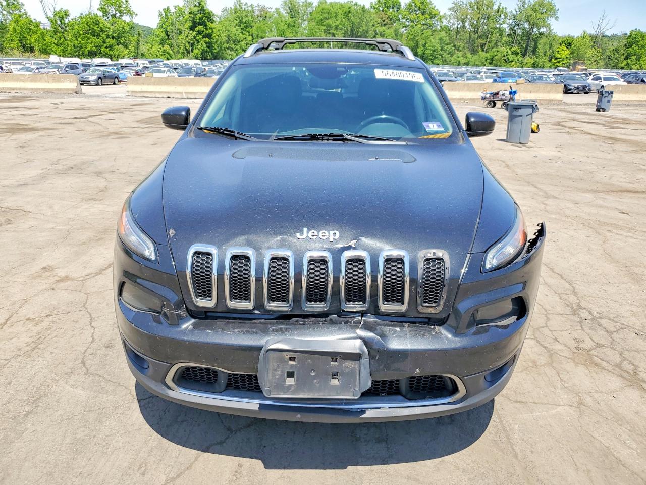2015 Jeep Cherokee Limited Black vin: 1C4PJMDS1FW704180