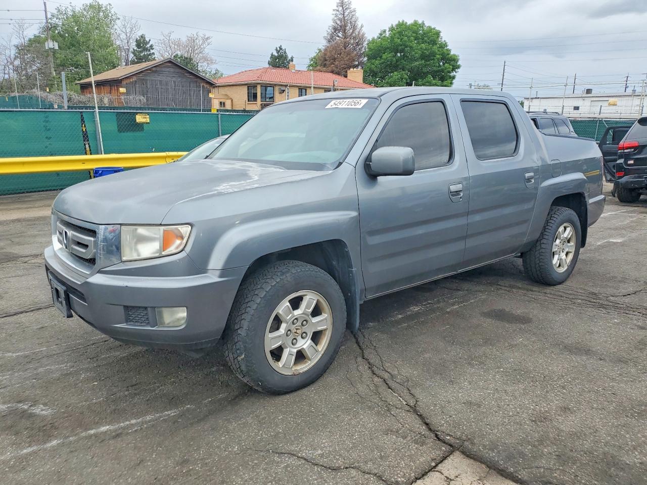 2009 Honda Ridgeline Rts Gray vin: 5FPYK16409B107729