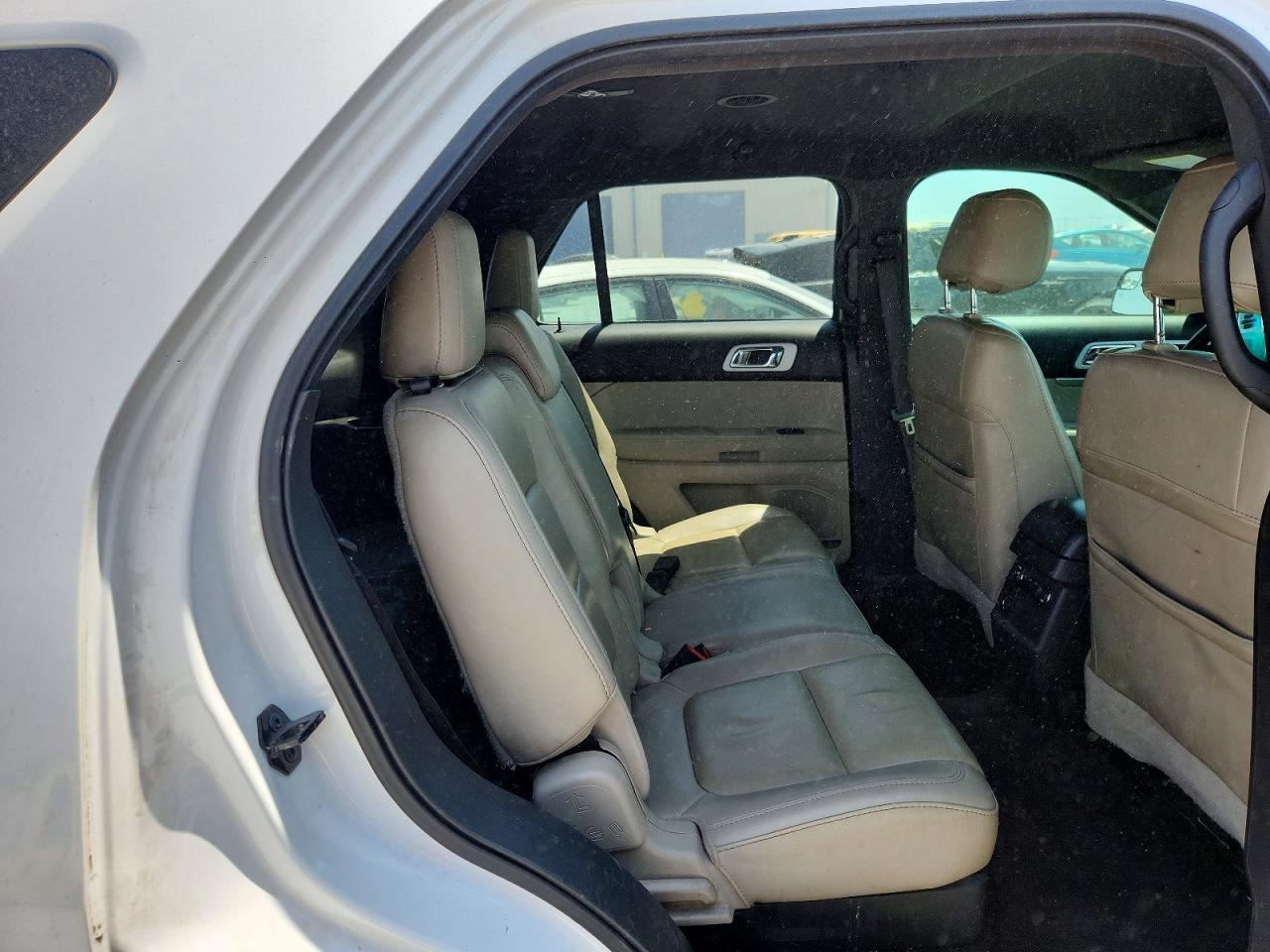 2014 Ford Explorer Xlt White vin: 1FM5K7D80EGA13043