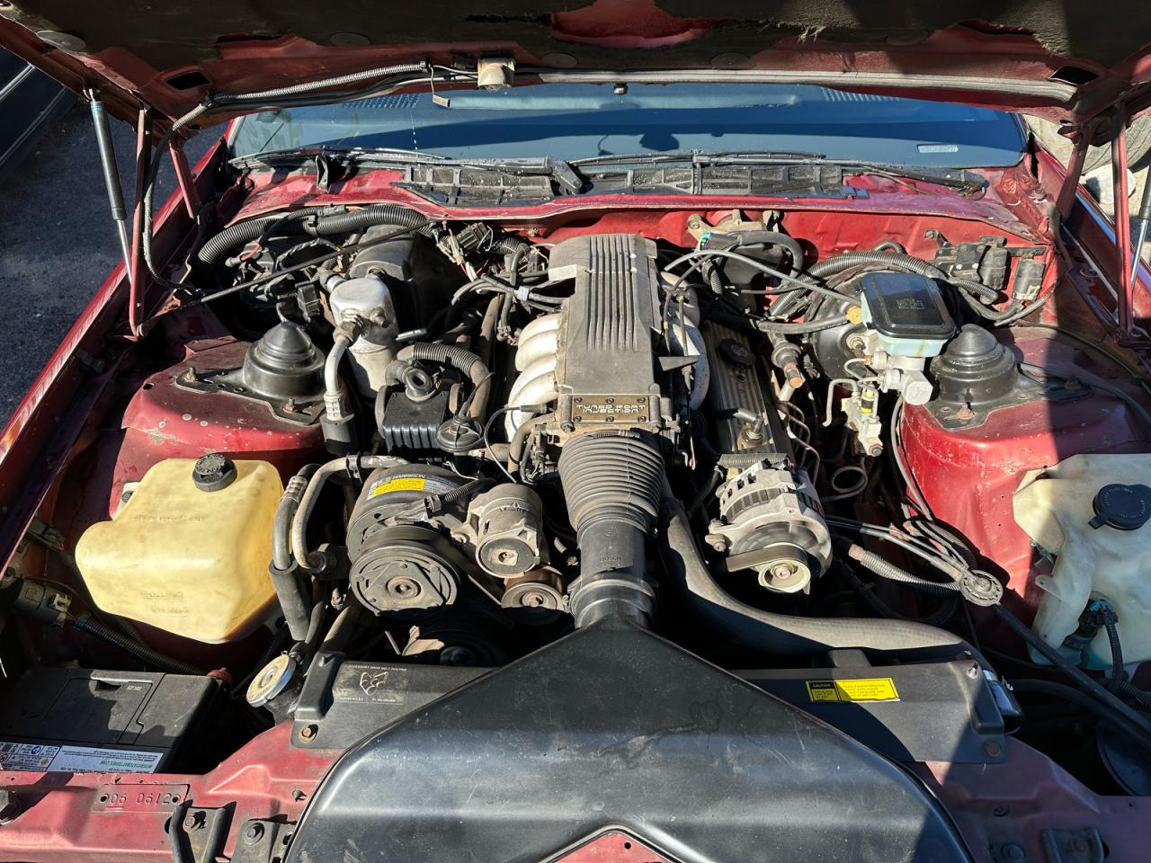 1988 Chevrolet Camaro Burgundy vin: 1G1FP21F1JL138014