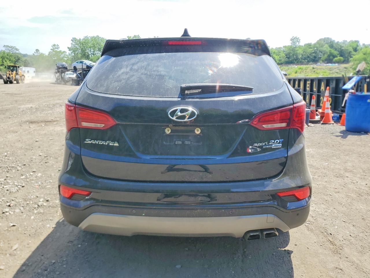 2017 Hyundai Santa Fe Sport 2.0t Ultimate Черный vin: 5XYZWDLA9HG435171
