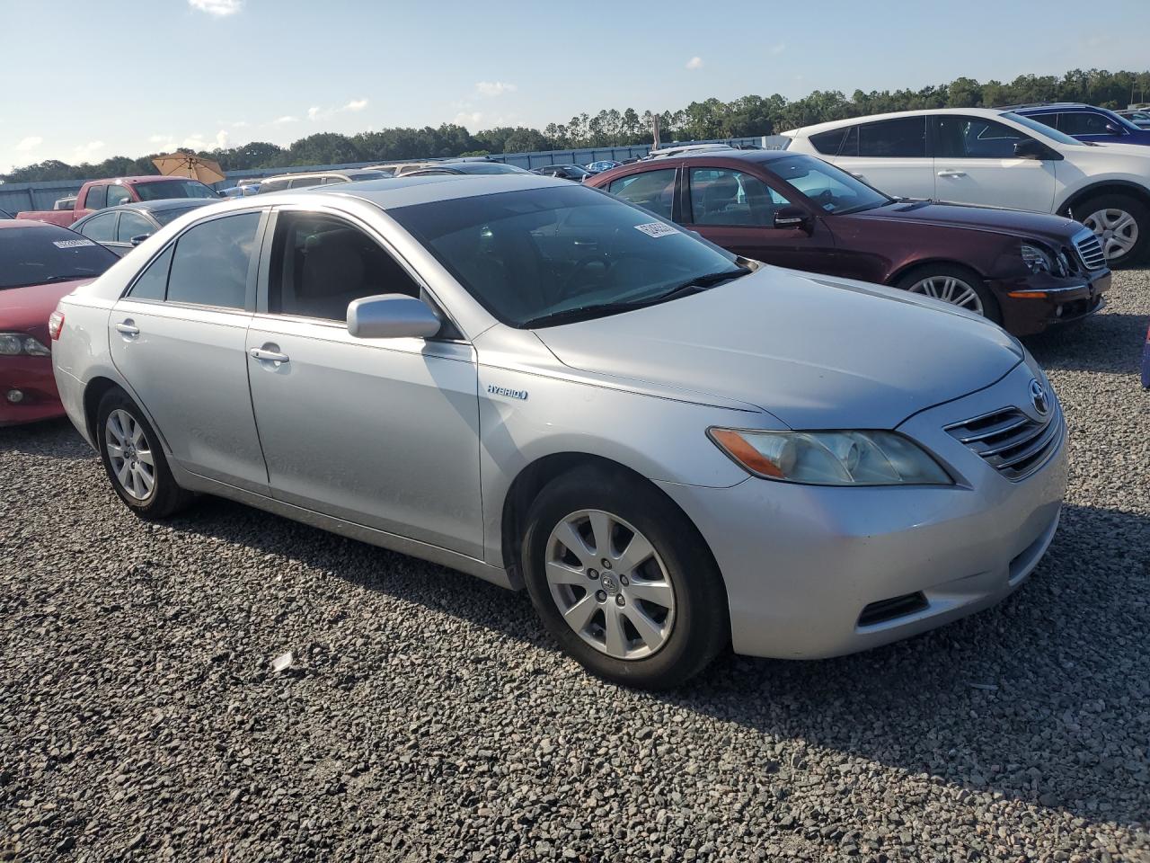 2007 Toyota Camry Hybrid Silver vin: 4T1BB46K37U002018