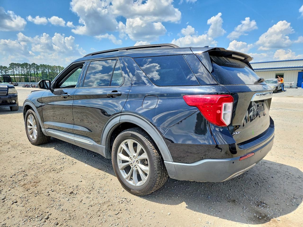 2020 Ford Explorer Xlt Black vin: 1FMSK7DH0LGD13620