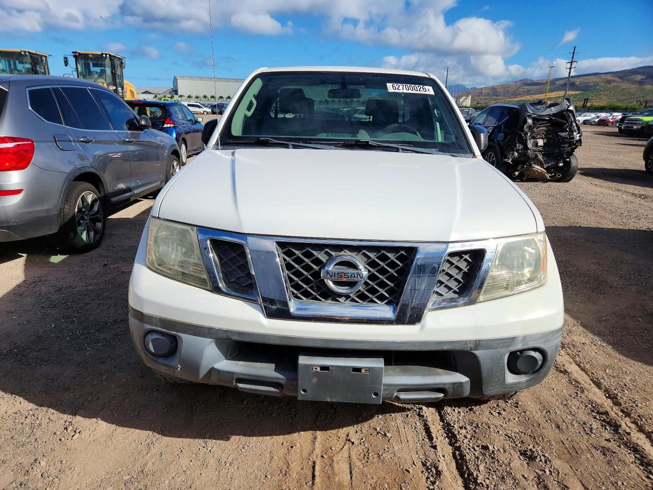 2015 Nissan Frontier S White vin: 1N6BD0CT0FN704209