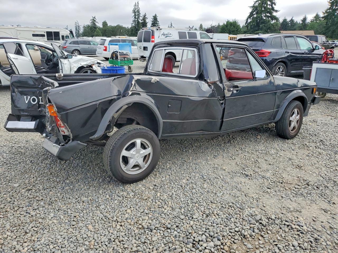 1980 Volkswagen Rabbit Black vin: 17A0866778