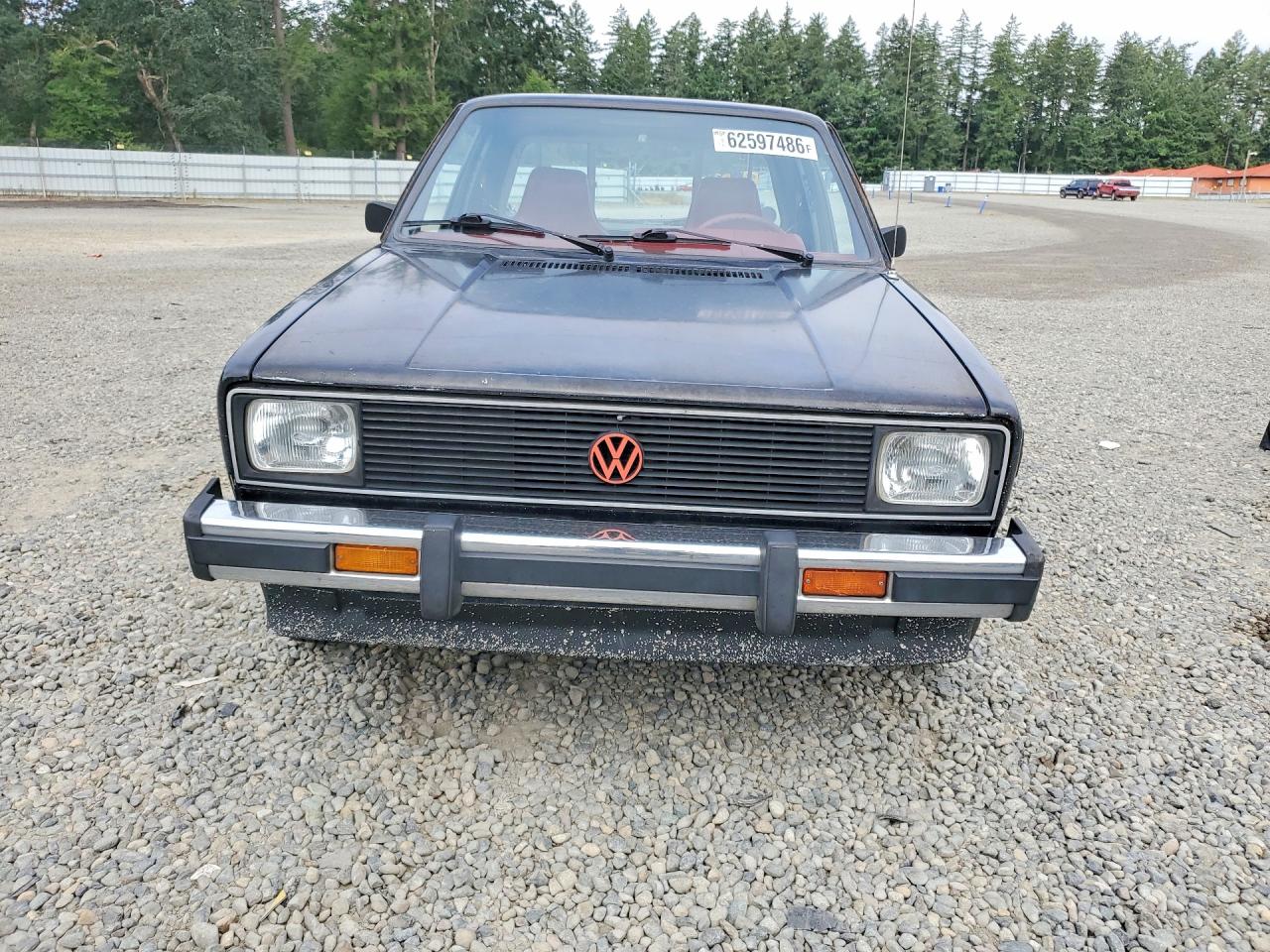 1980 Volkswagen Rabbit Black vin: 17A0866778