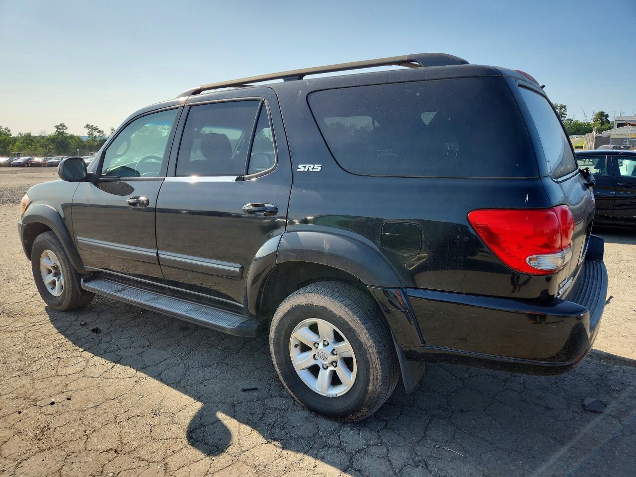 2005 Toyota Sequoia Sr5 Черный vin: 5TDBT44A55S239428