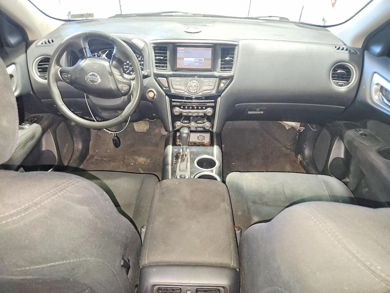 2015 Nissan Pathfinder Sv Silver vin: 5N1AR2MM3FC624414