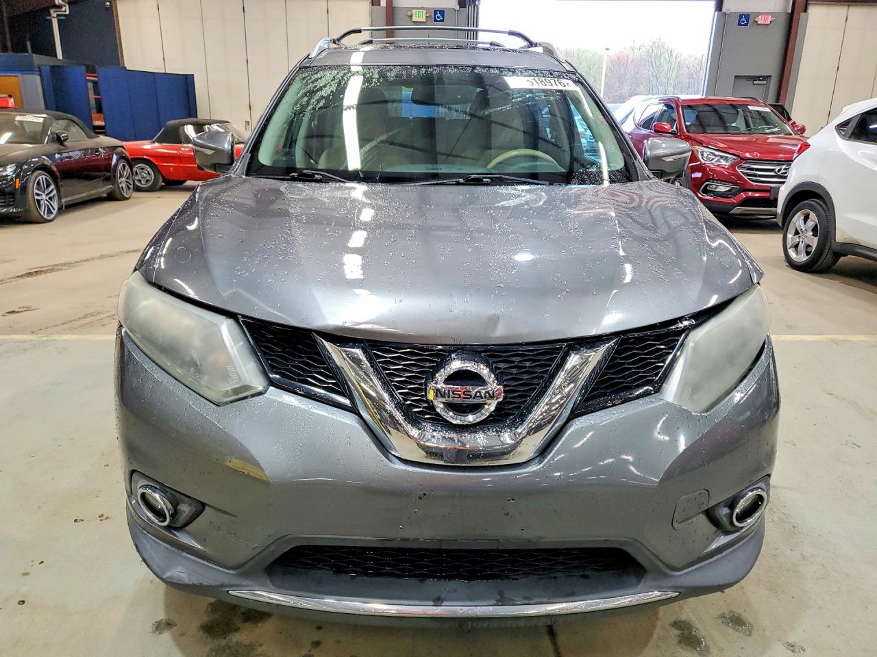 2015 Nissan Rogue Sv Серый vin: 5N1AT2MV1FC794734