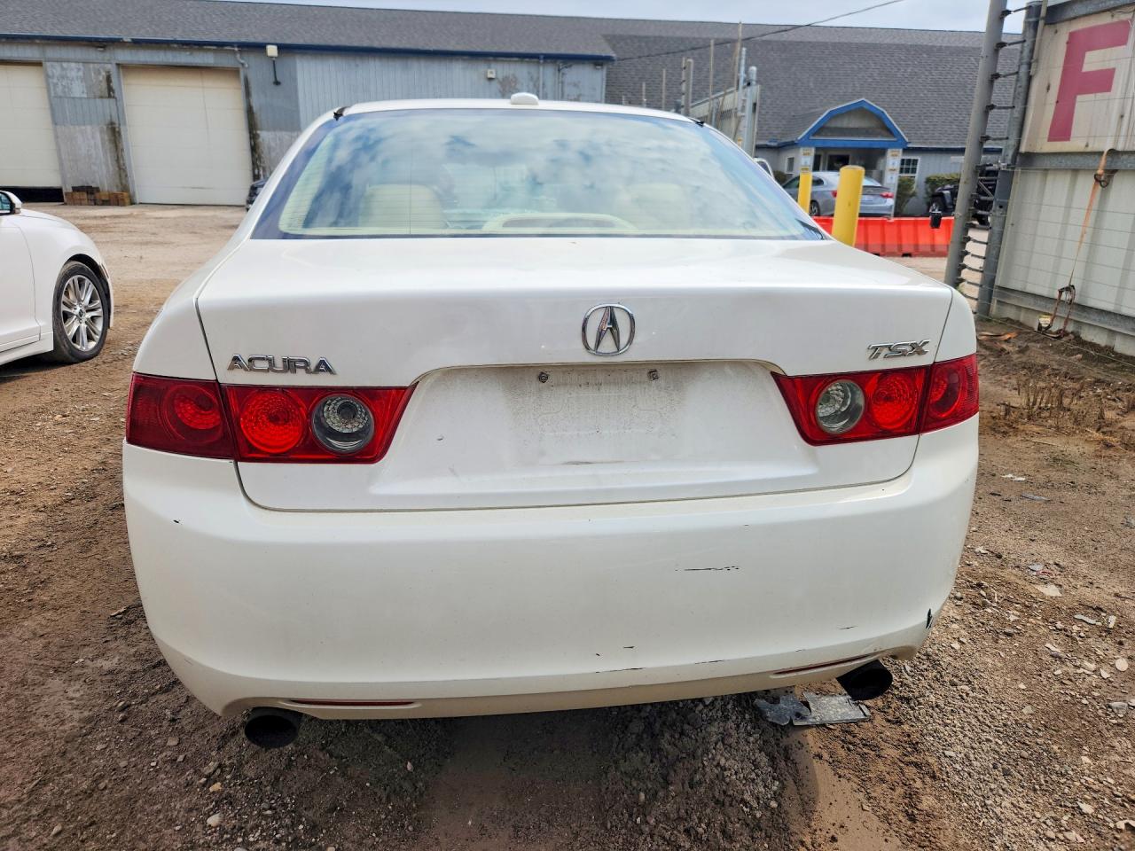 2006 Acura Tsx White vin: JH4CL96976C036577