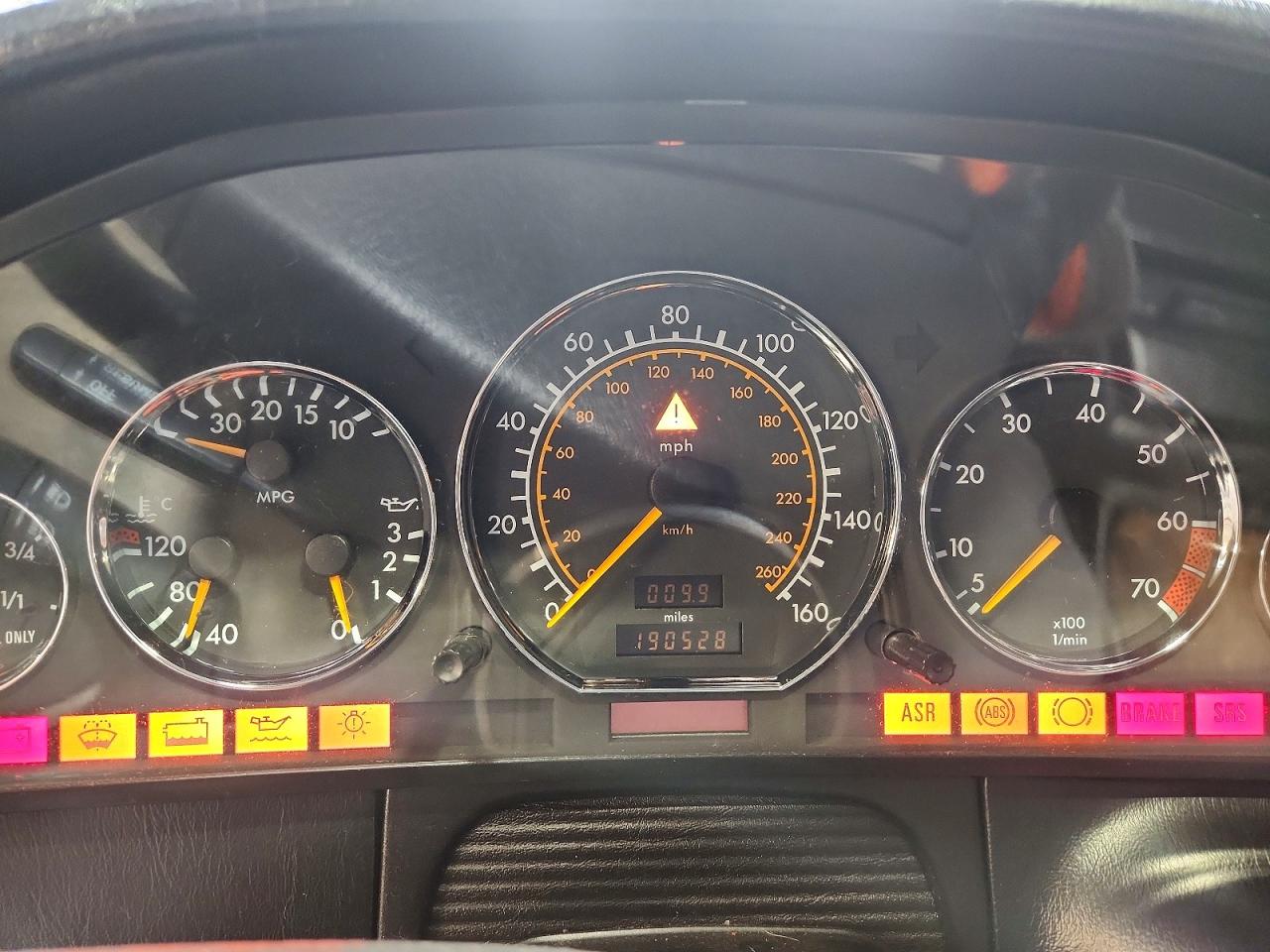 1994 Mercedes-benz S 500 Black vin: WDBGA51E7RA153080