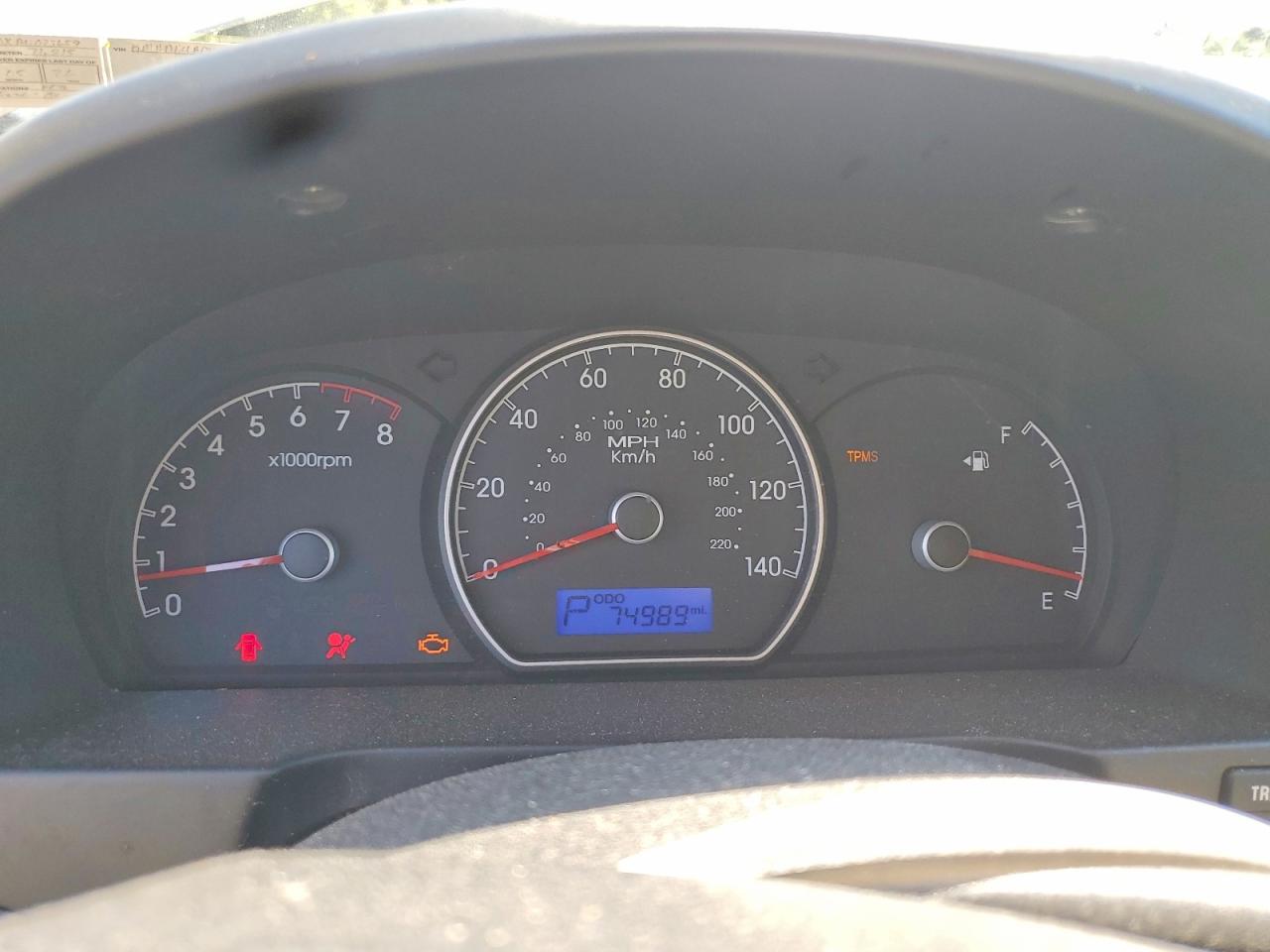 2010 Hyundai Elantra Gls Tan vin: KMHDU4ADXAU023659