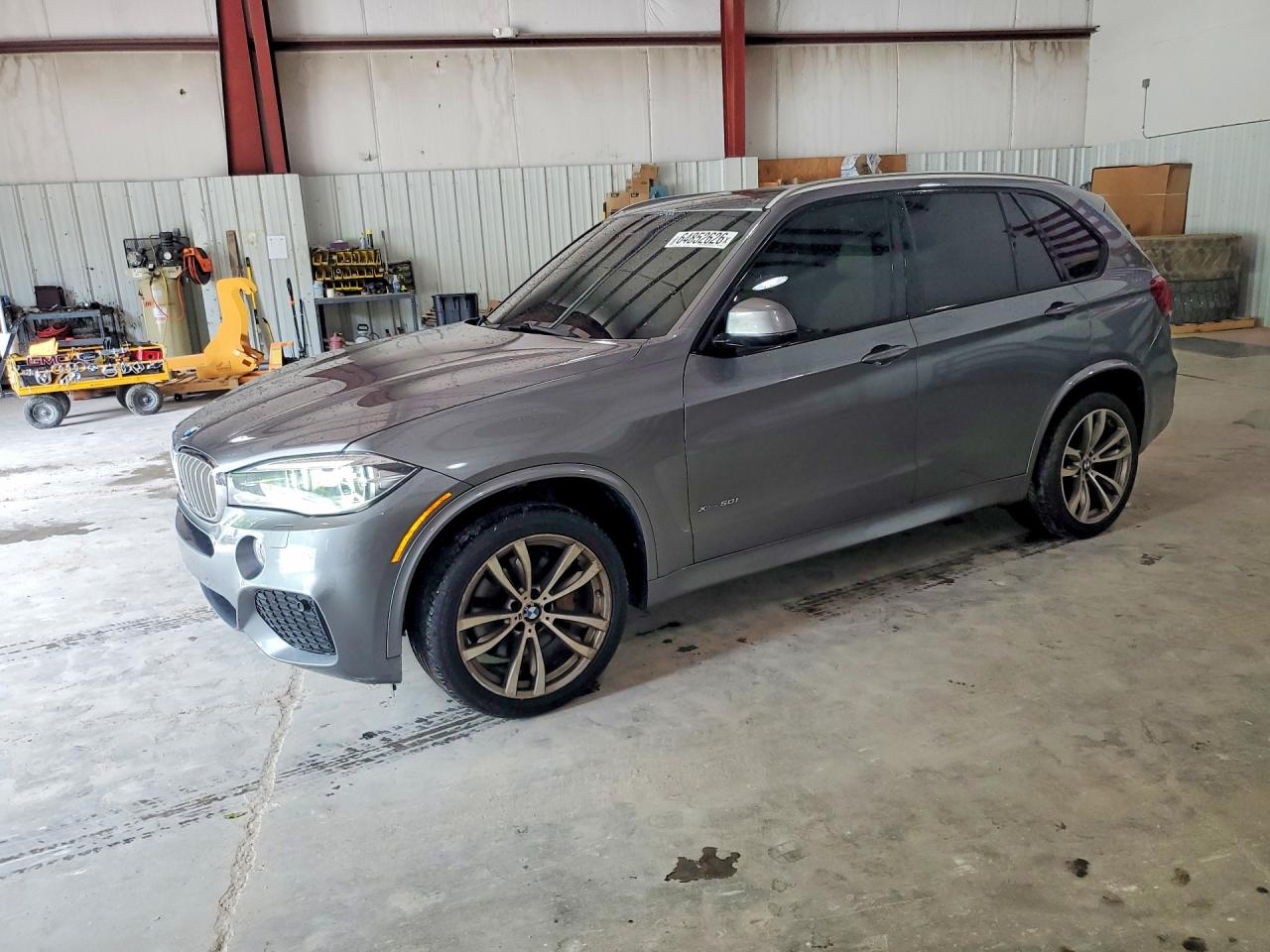 2015 Bmw X5 Xdrive50i Gray vin: 5UXKR6C57F0J77032