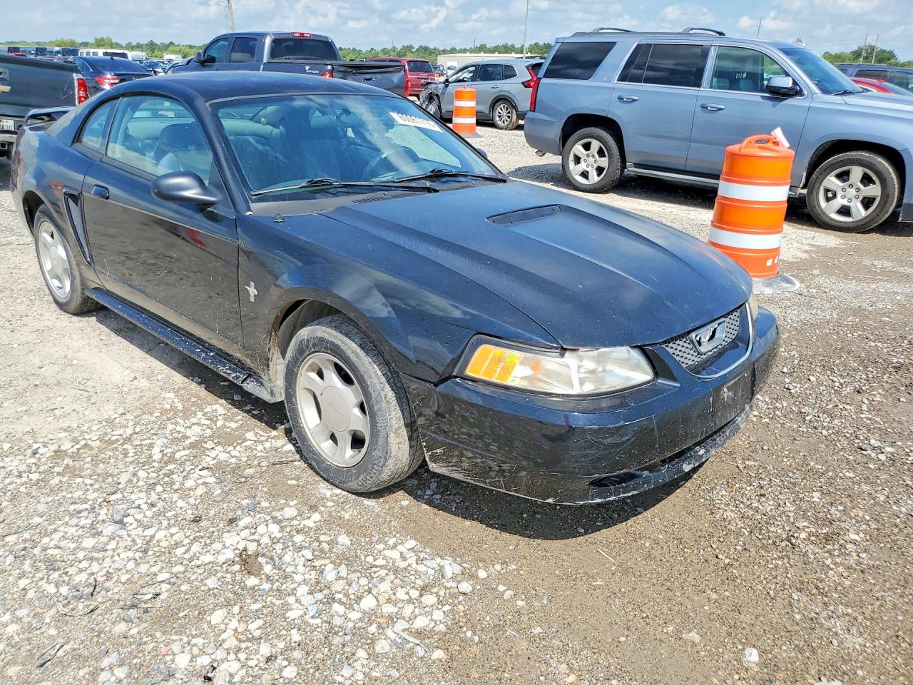2003 Ford Mustang Black vin: 1FAFP40433F393712