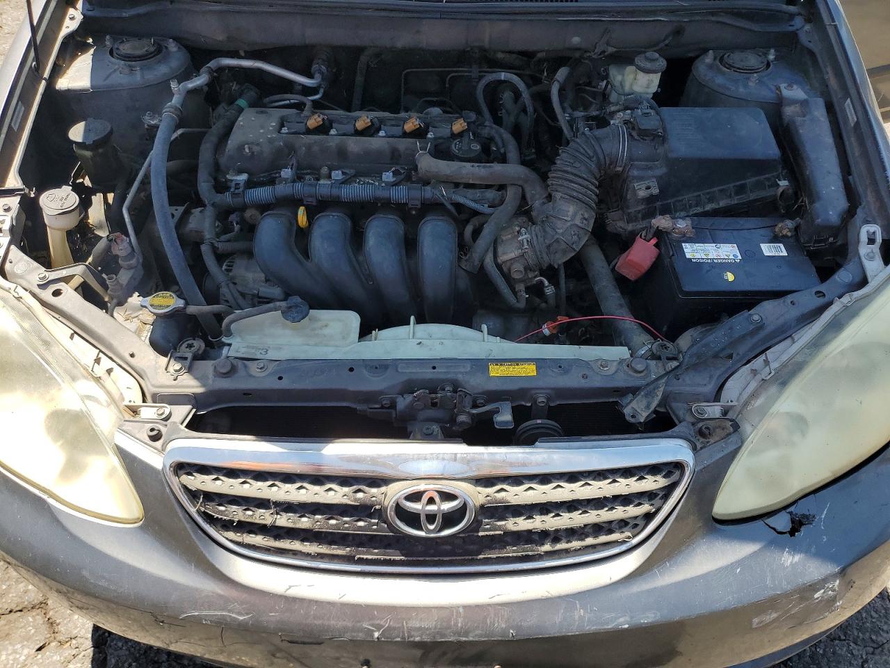 2007 Toyota Corolla Ce Gray vin: 1NXBR32E17Z893108