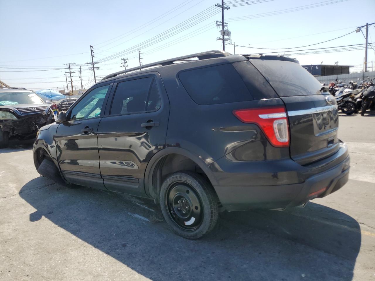 2014 Ford Explorer Black vin: 1FM5K7B82EGA32941