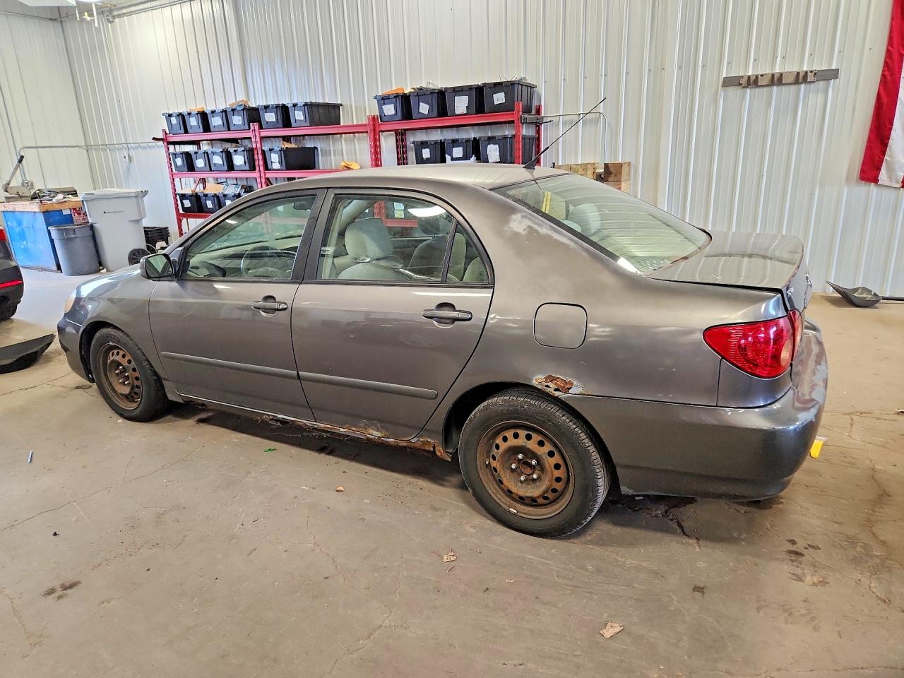 2008 Toyota Corolla Le Gray vin: 1NXBR32E68Z943860