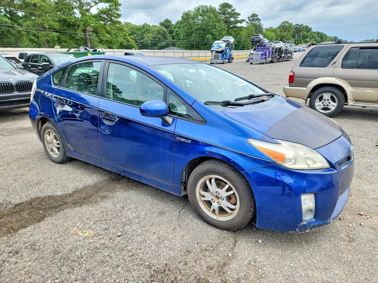 2010 Toyota Prius Iii Синий vin: JTDKN3DU7A0048413