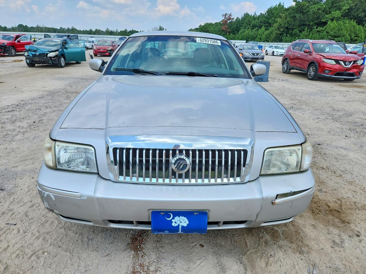 2007 Mercury Grand Marquis Ls Silver vin: 2MEFM75V17X618983