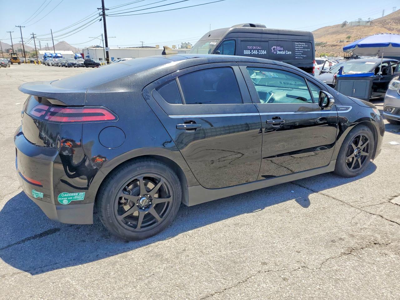 2013 Chevrolet Volt Black vin: 1G1RE6E45DU120097