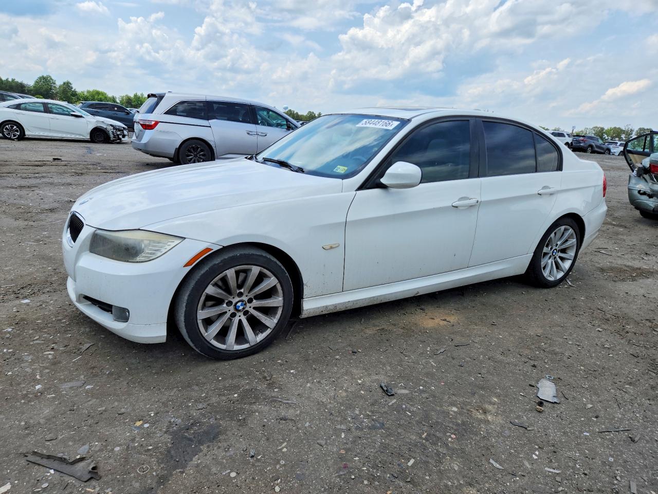 2011 Bmw 328 I Sulev White vin: WBAPH5G50BNM78413