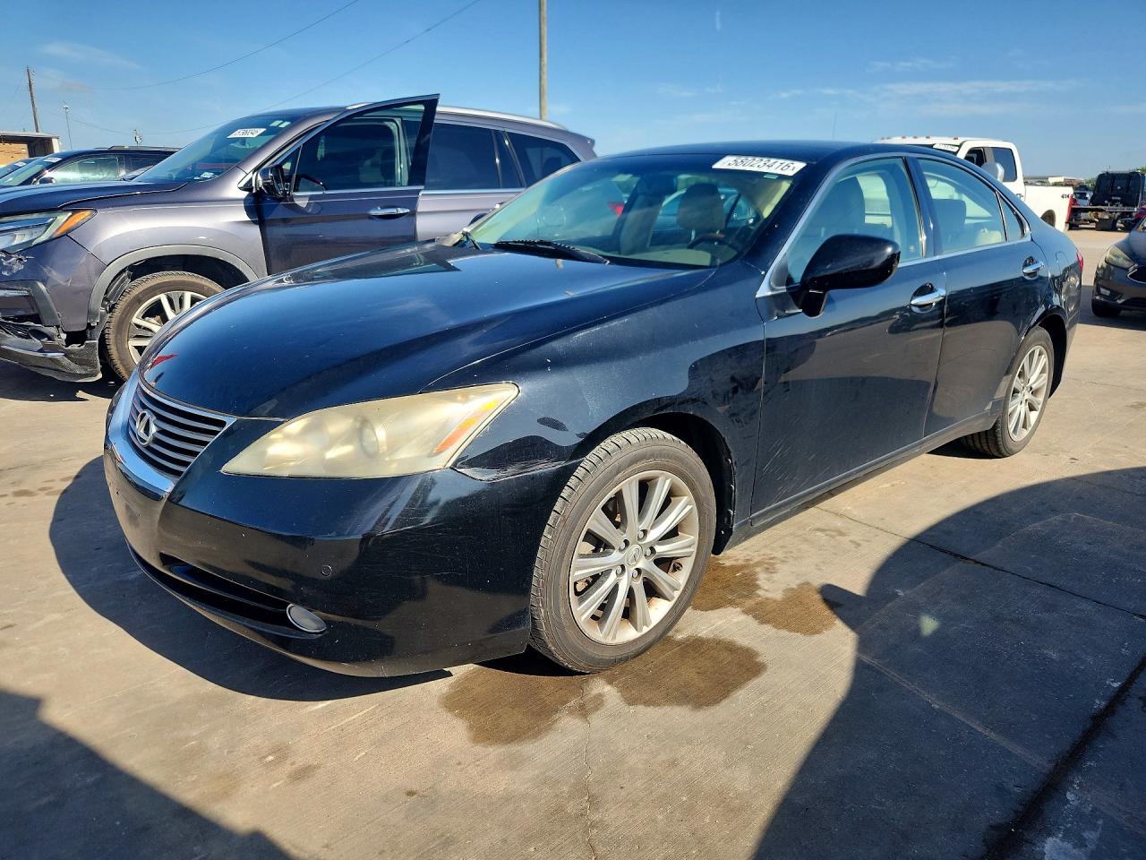 2007 Lexus Es 350 Black vin: JTHBJ46G772040381