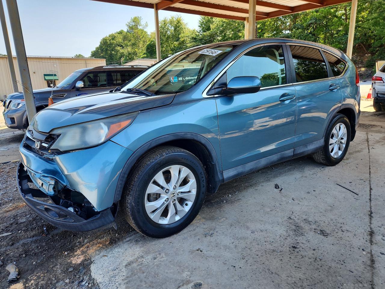 2014 Honda Cr-v Ex Blue vin: 2HKRM3H52EH542613