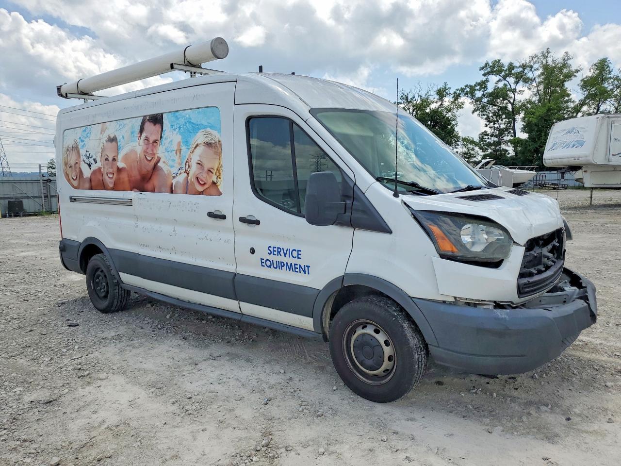 2015 Ford Transit T-250 Белый vin: 1FTNR2CM9FKA08987