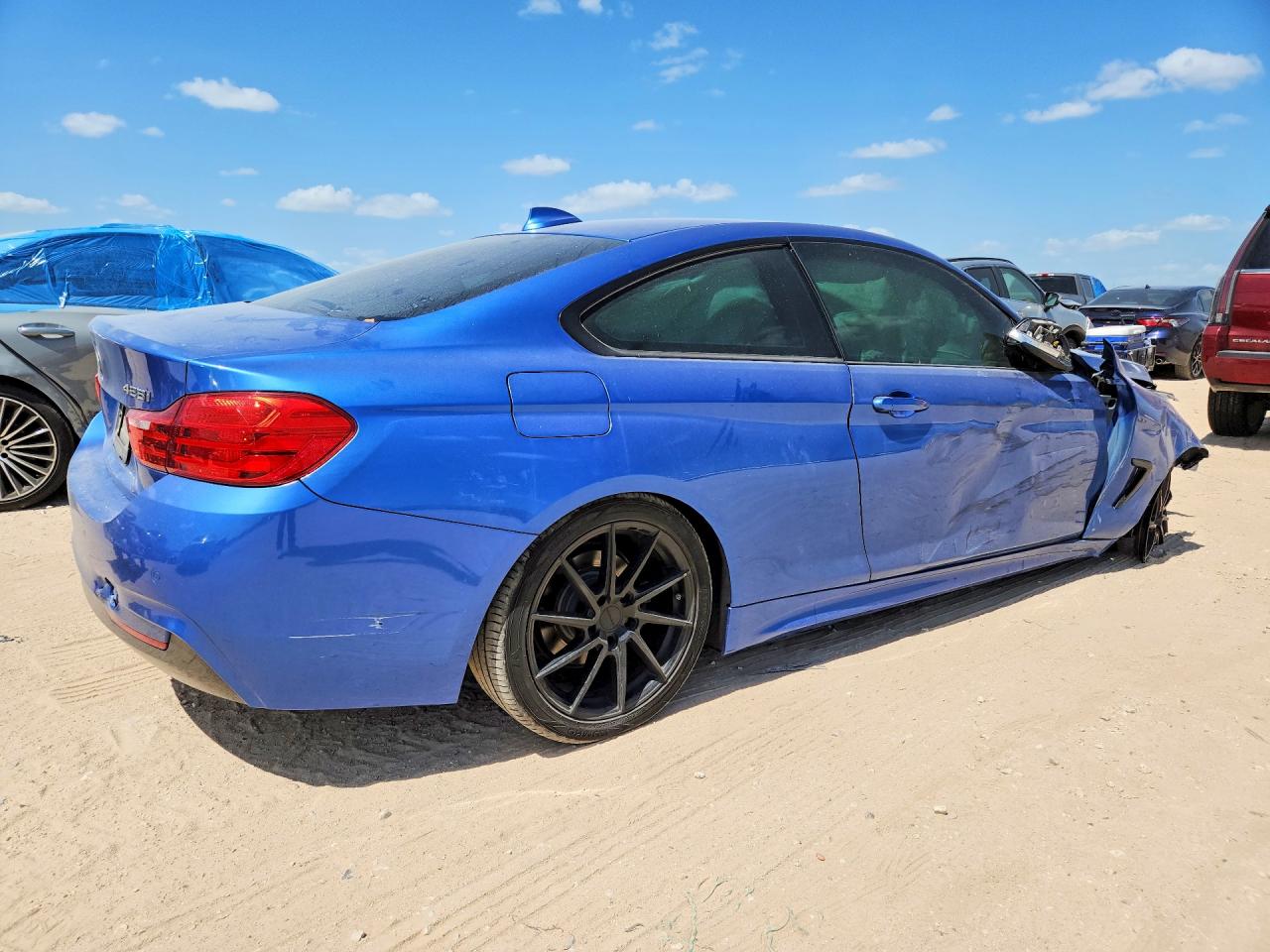 2014 Bmw 428 I Синий vin: WBA3N7C54EK221849