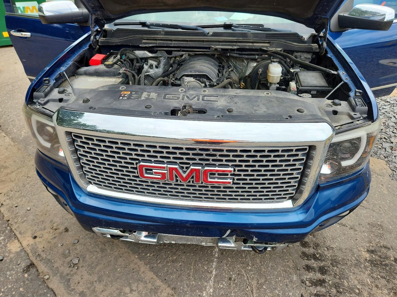 2015 Gmc Sierra K1500 Denali Blue vin: 3GTU2WEJ2FG426177