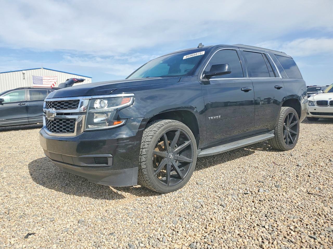 2015 Chevrolet Tahoe C1500 Ls Black vin: 1GNSCAKC4FR110946