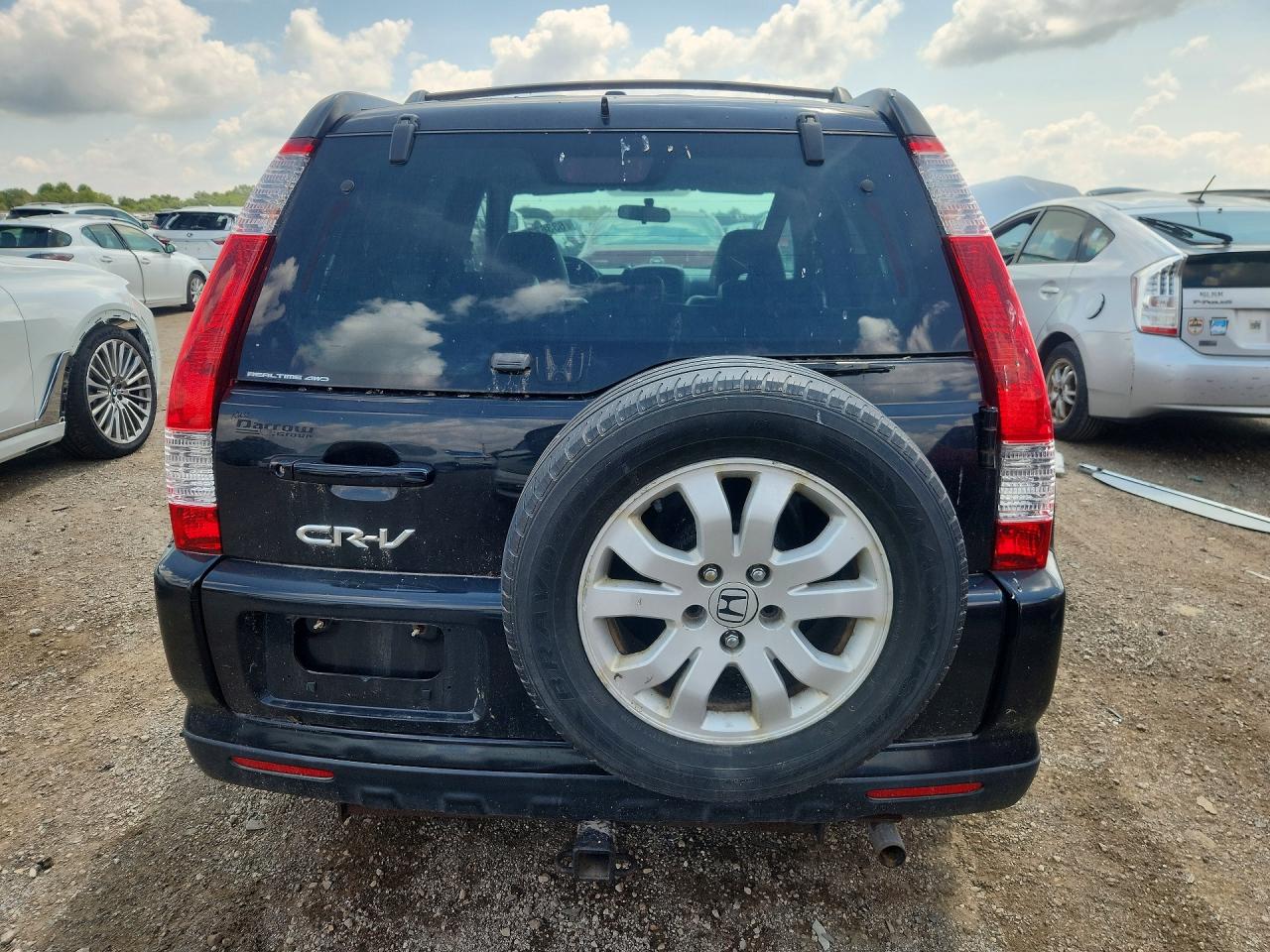 2005 Honda Cr-v Se Black vin: JHLRD78915C065536