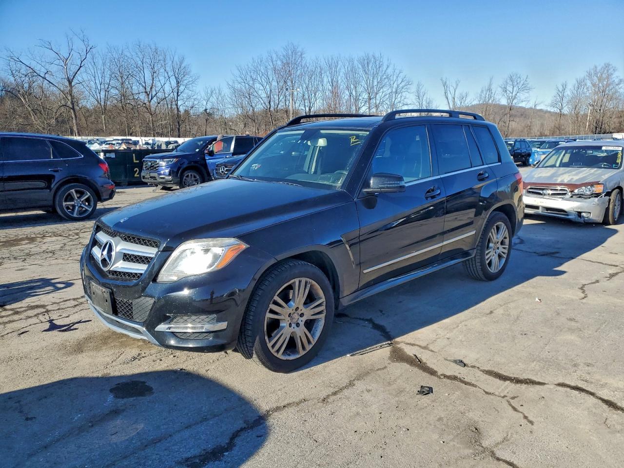 2015 Mercedes-benz Glk 350 4matic Black vin: WDCGG8JB7FG344234