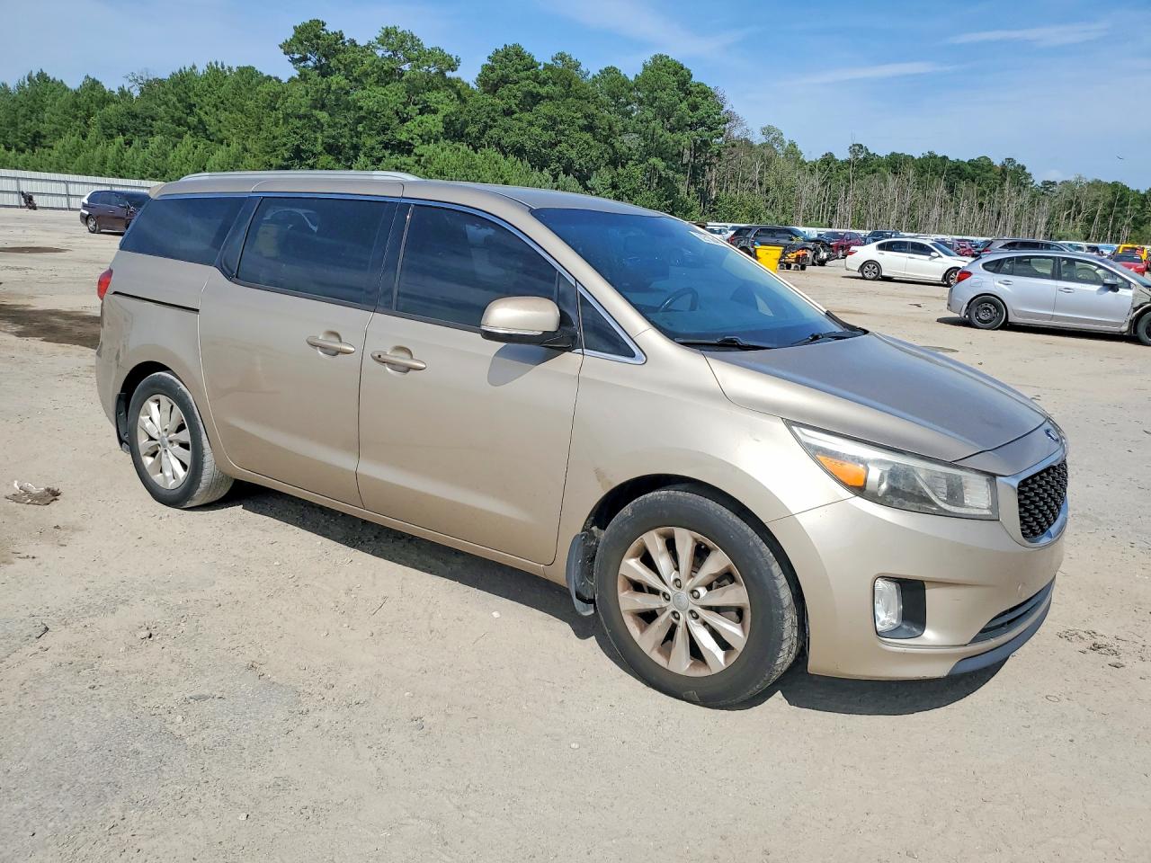 2015 Kia Sedona Ex Gold vin: KNDMC5C16F6020088