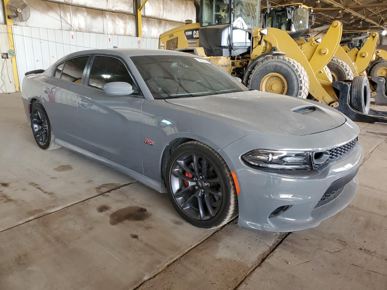2019 Dodge Charger Scat Pack Gray vin: 2C3CDXGJ7KH697114