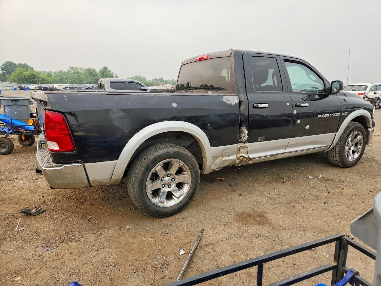 2012 Dodge Ram 1500 Laramie Black vin: 1C6RD7JT9CS209587