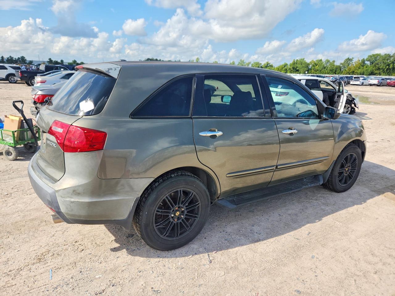 2007 Acura Mdx Technology Зеленый vin: 2HNYD28427H550004
