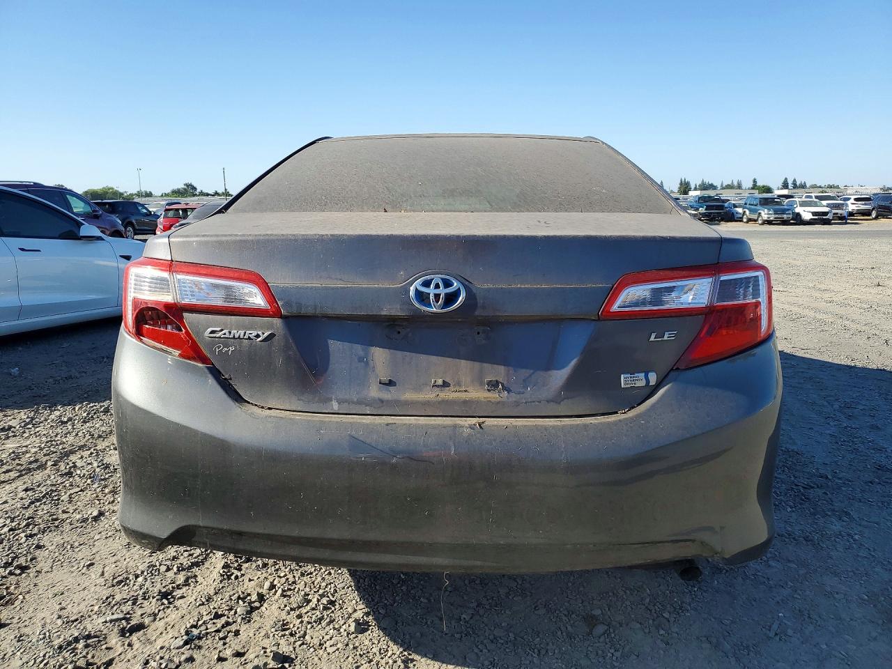 2013 Toyota Camry Hybrid Le Gray vin: 4T1BD1FK2DU096445