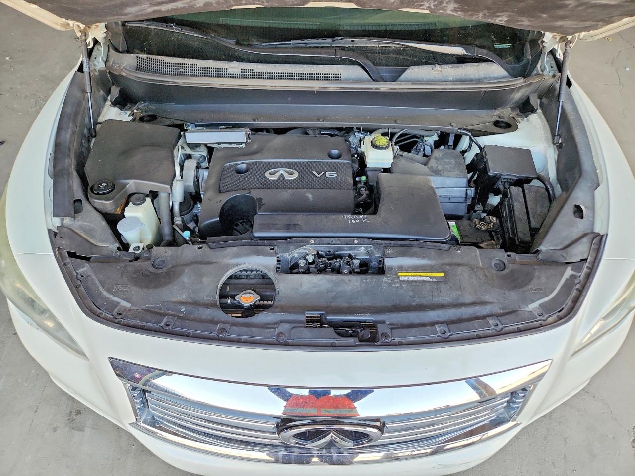 2015 Infiniti Qx60 Base White vin: 5N1AL0MM1FC541036