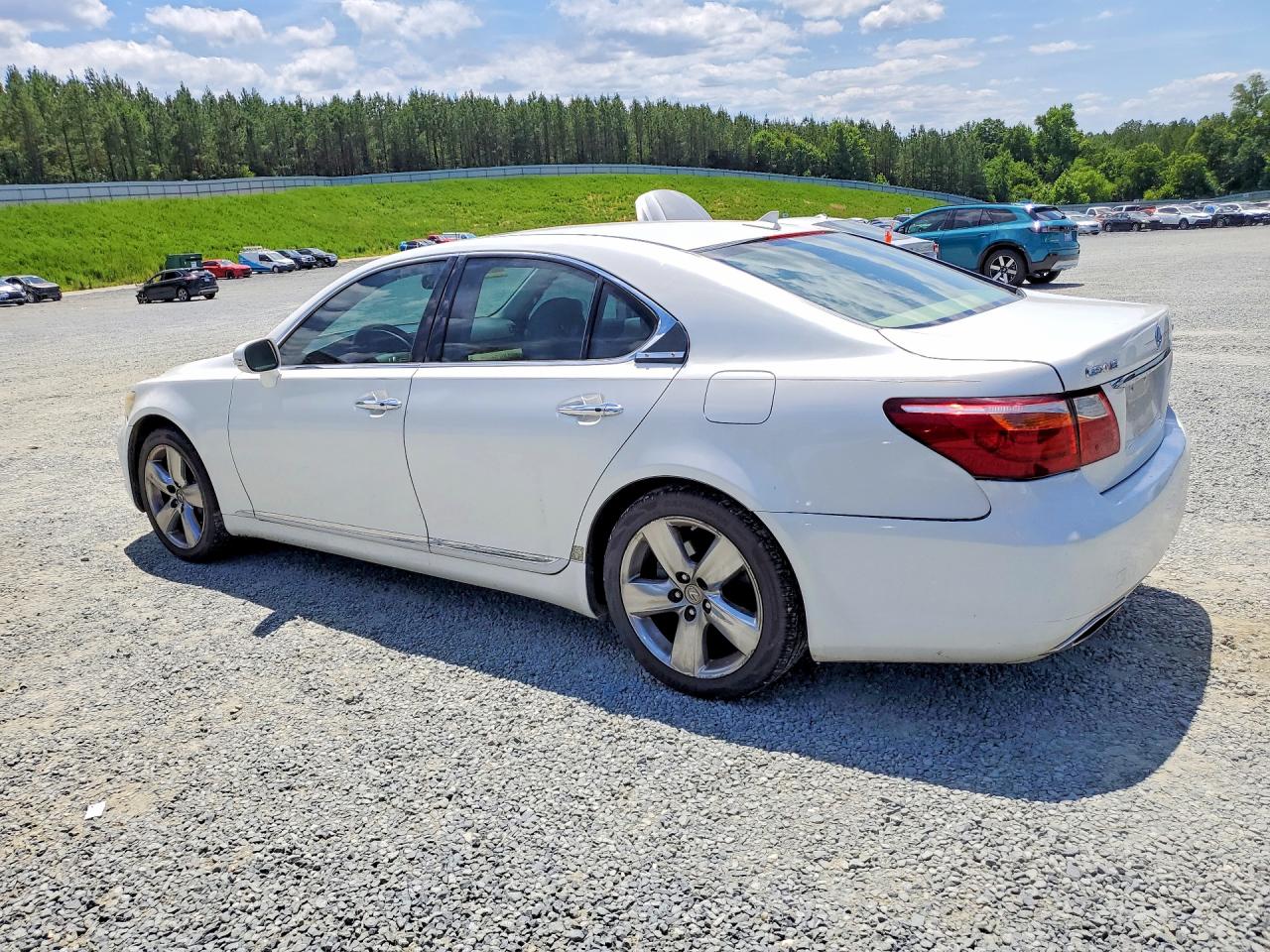2010 Lexus Ls 460 White vin: JTHBL5EF8A5098563