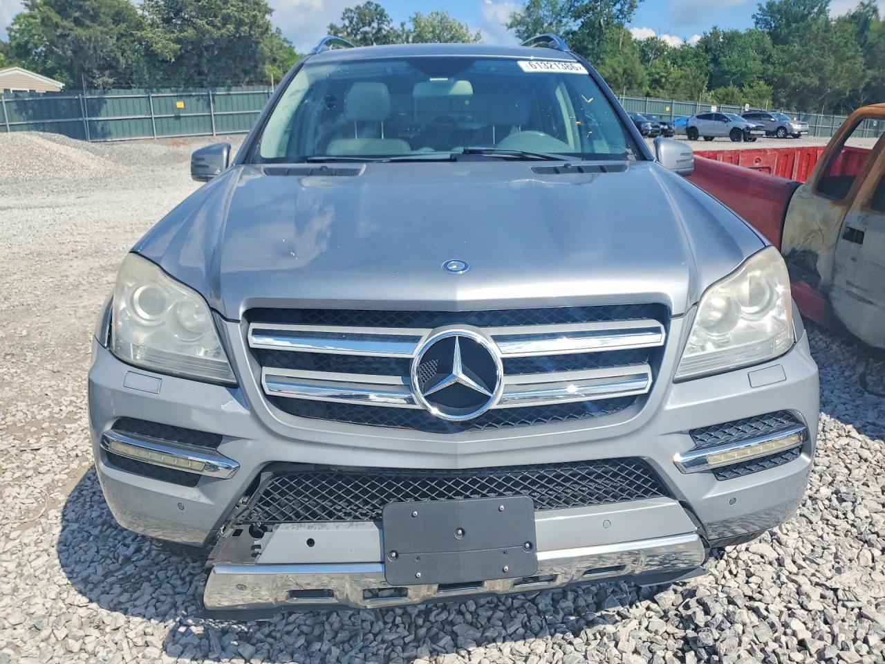 2012 Mercedes-benz Gl 350 Bluetec Silver vin: 4JGBF2FE8CA784623