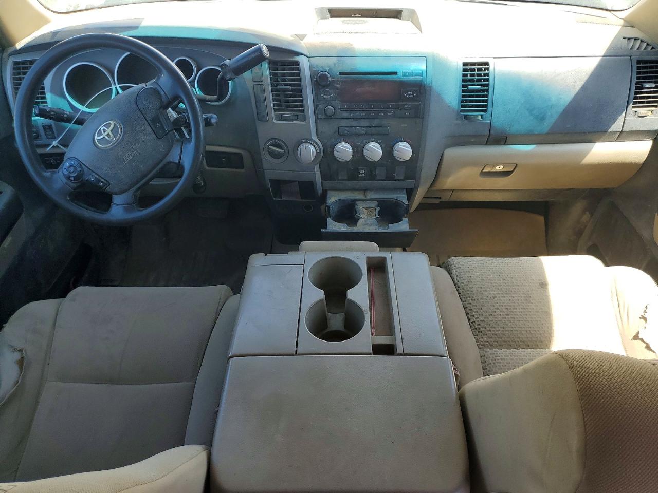 2011 Toyota Tundra Double Cab Sr5 White vin: 5TFUM5F13BX017033