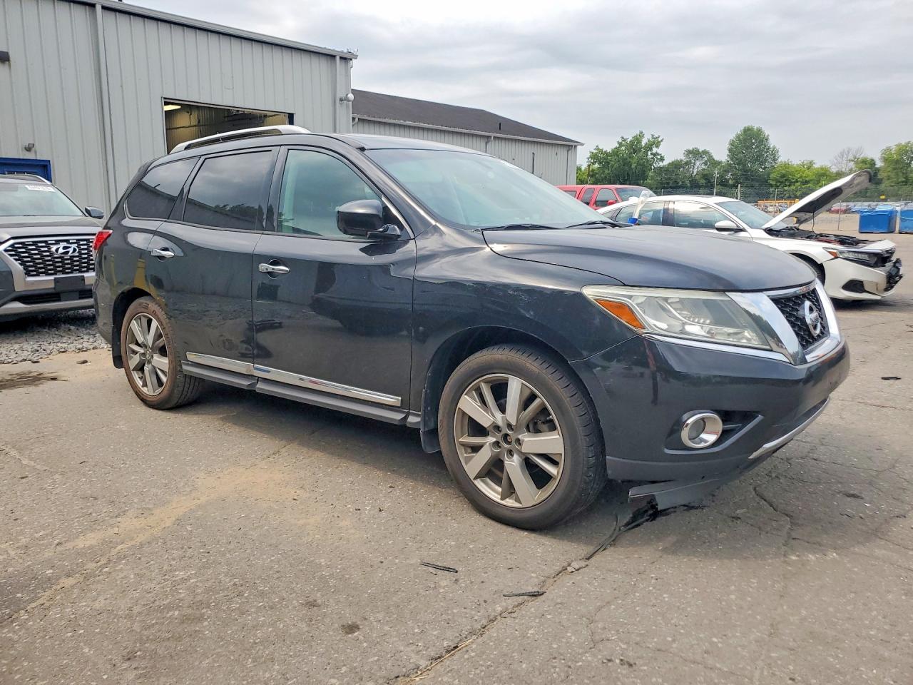 2014 Nissan Pathfinder S Black vin: 5N1AR2MM0EC644280