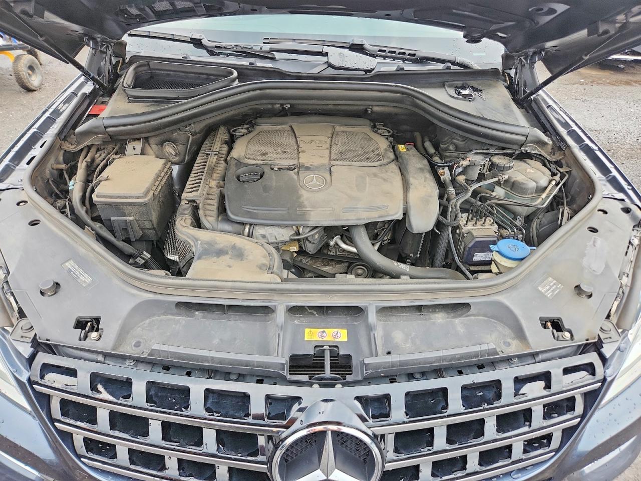 2012 Mercedes-benz Ml 350 4matic Gray vin: 4JGDA5HB2CA042763