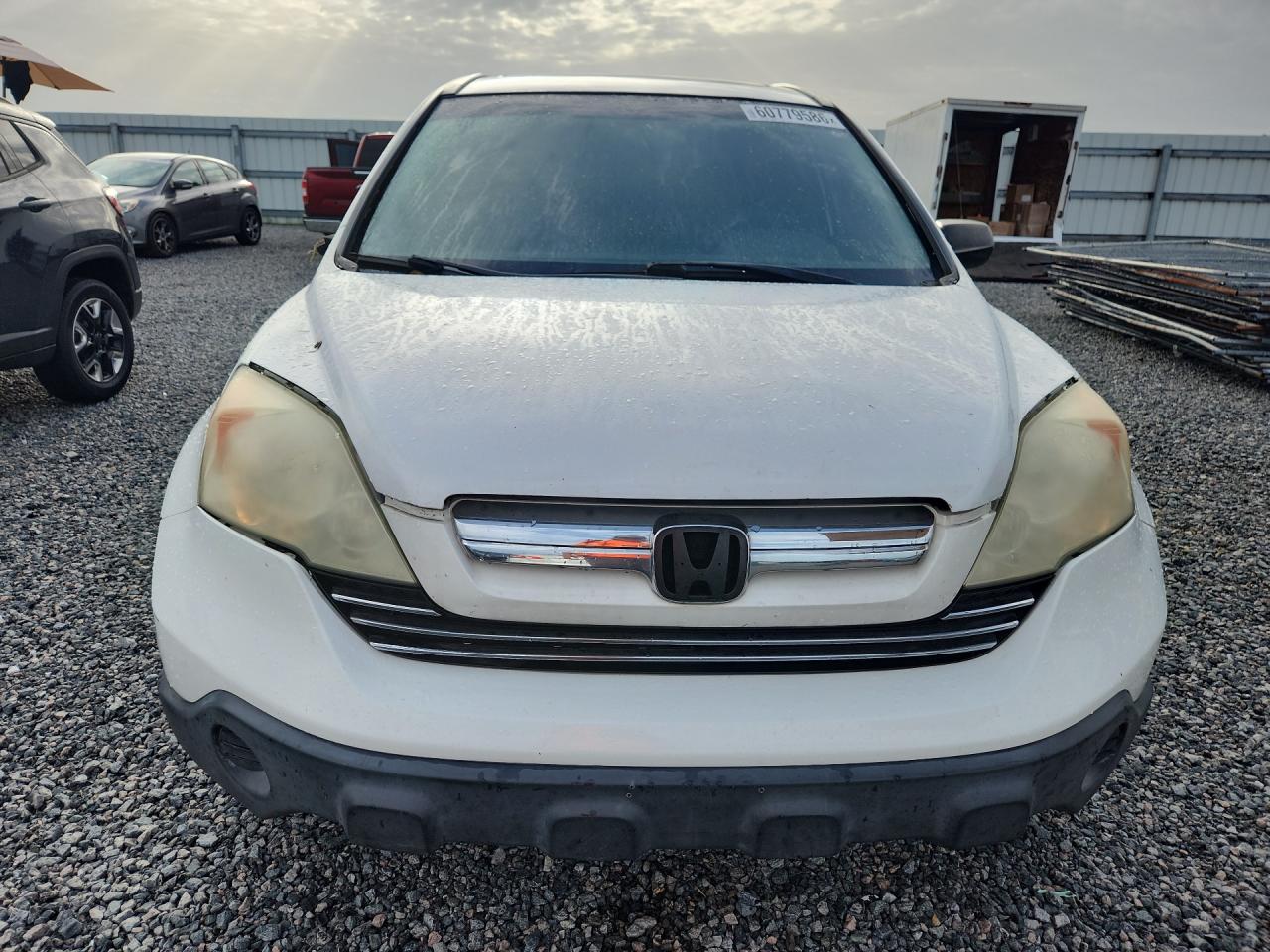 2009 Honda Cr-v Ex White vin: 5J6RE48539L064541